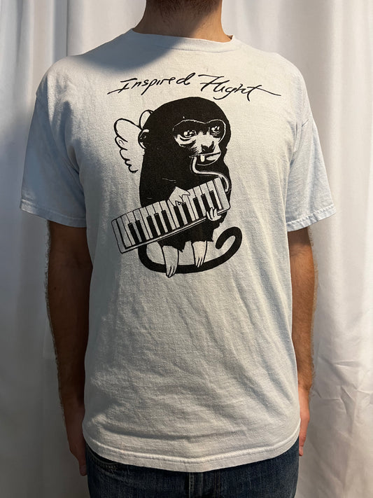 Melodica Playing Monkey T-Shirt - White