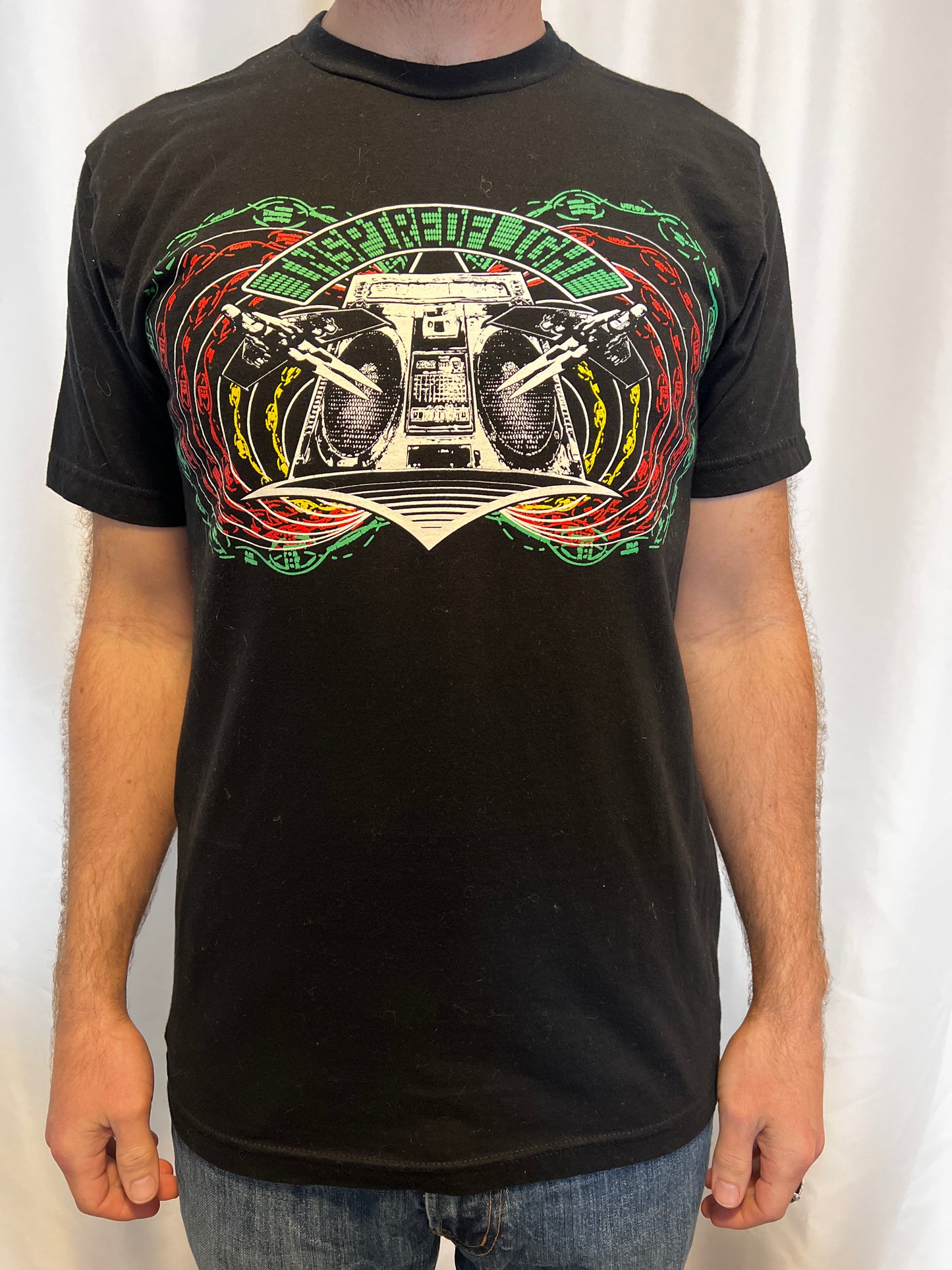 Boombox T-Shirt (American Apparel) - Black